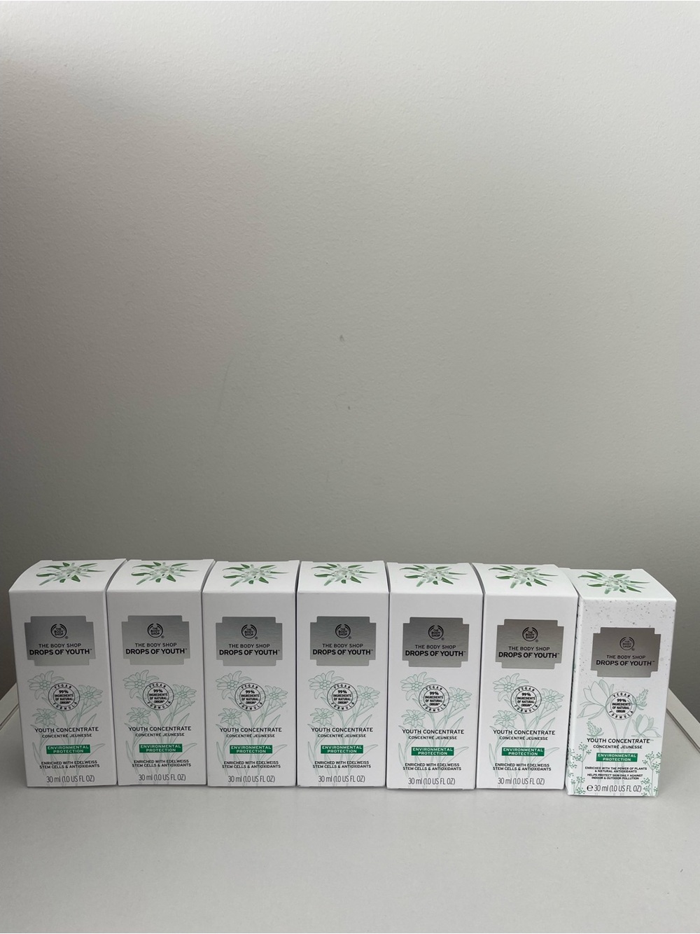 The Body Shop Drops of Youth Concentrate serum - 7 unopened vials! Discontinued!